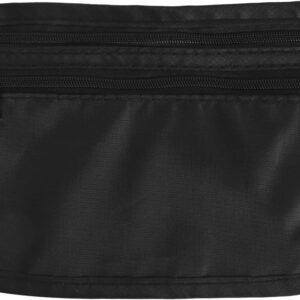 Travel Money Belt, Bum Bag Waist Pack with RFID Blocker for Men and Women, Fanny Pack, Hidden Wallet, Passport Money Belt Bag for Money, Cards, Passport, IDs Black